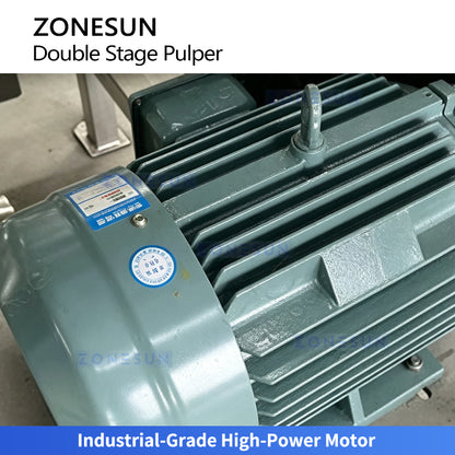ZONESUN ZS-ZJ02 Double-Stage Fruit Vegetable Pulping Machine