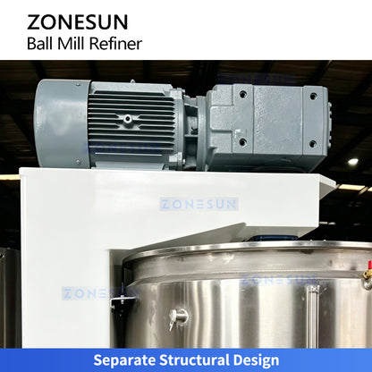 Micron Refining: ZONESUN ZS-BM150 Industrial Vertical Chocolate & Cocoa Liquor Ball Mill Machine