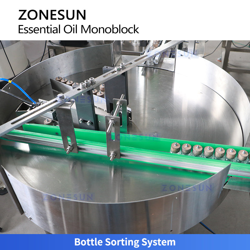 Monoblock System: ZONESUN ZS-AFC52 Essential Oil Filling, Stoppering&Capping Machine Production Line