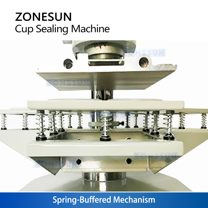 Easy Boba Prep: ZONESUN ZS-KCS5 Manual Plastic & Paper Cup Heat Sealing Machine for Milk Tea Shops