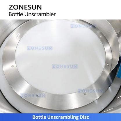ZONESUN ZS-LP300 Automatic Bottle Unscrambler with Inverting System for Packaging Line