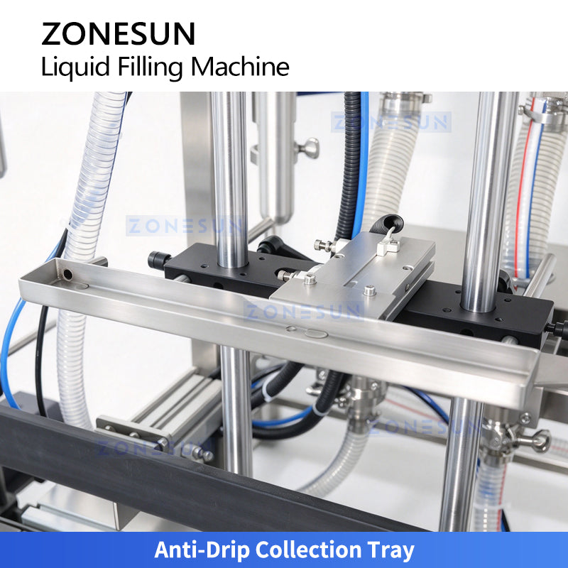 ZONESUN ZS-MG260XP Automatic Dual-Head High-Capacity Gear Pump Liquid Filling Machine