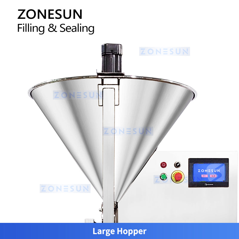 ZONESUN ZS-FAL180G4 Rotor Pump Weighing Filling and Sealing Machine for Cup Puree & Thick Pastes