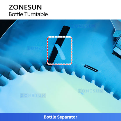 ZONESUN ZS-LP150 Automatic Round Bottle Turntable Machine for Efficient Feeding in Packaging Lines