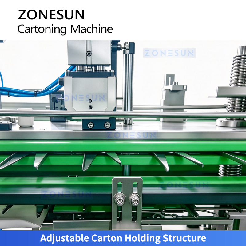 ZONESUN ZS-MSZH30L Automatic Top Load Cartoning Machine for Food Granules and Cosmetic Bottles