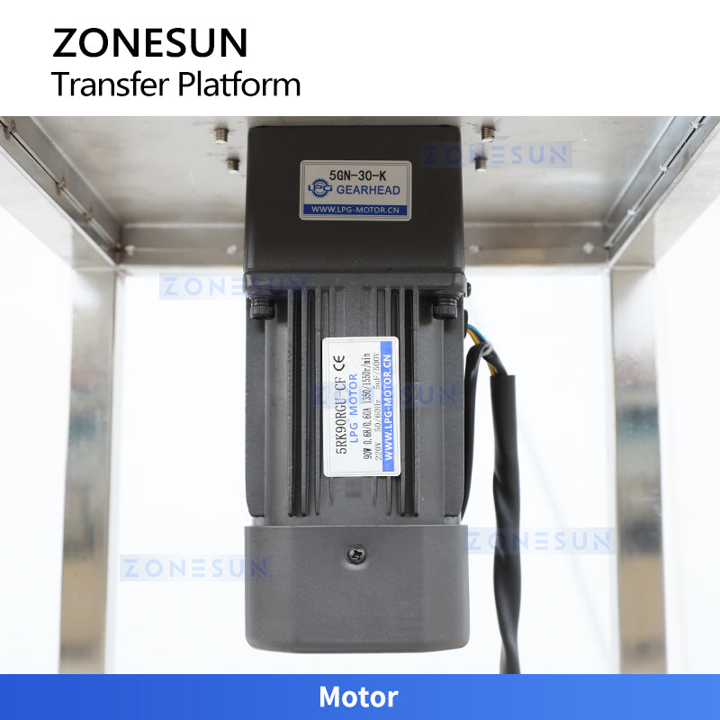 Smooth 90° Turns: ZONESUN ZS-LP10 Right-Angle Transfer Platform for Automated Production Lines