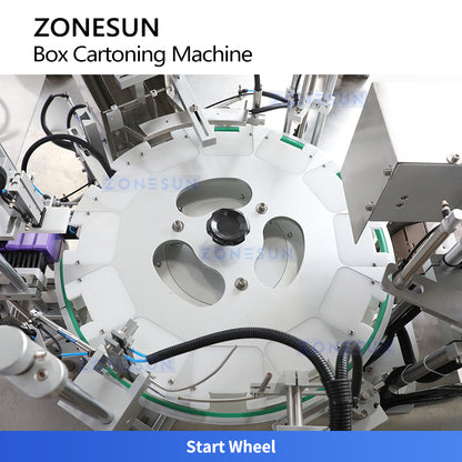 ZONESUN ZS-MSZH50L2 Automatic Vertical Cartoning Machine for Plugs, Chargers and Small Items