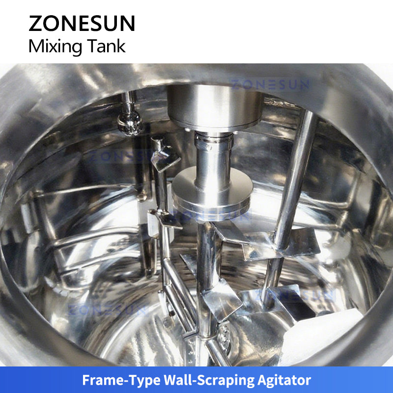 Frame-Type Wall-Scraping Agitator