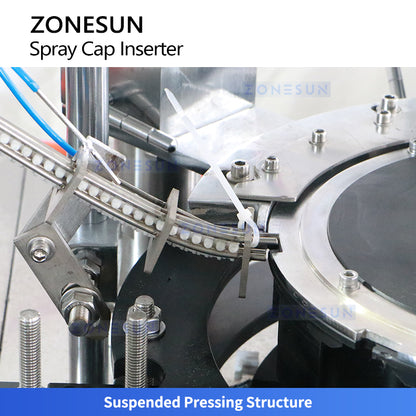 ZONESUN ZS-WIM05 Automatic Spray Nozzle Assembly Machine for Aerosol Cans and Personal Care