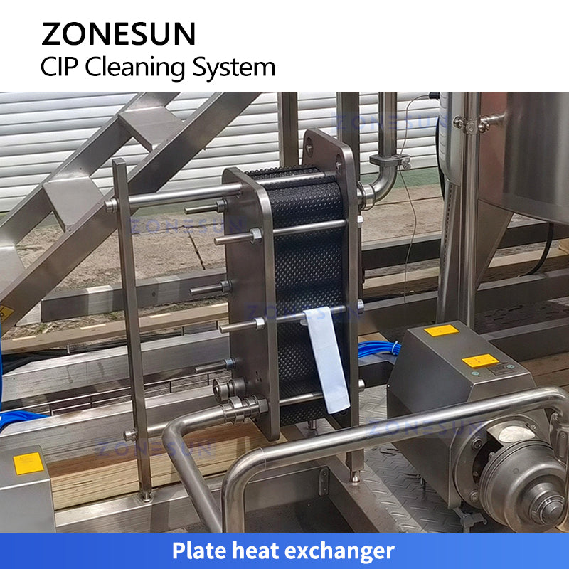 Hygienic Cleaning: ZONESUN ZS-CIP500 Series Fully Automatic 3-Tank CIP System for Dairy & Beverage
