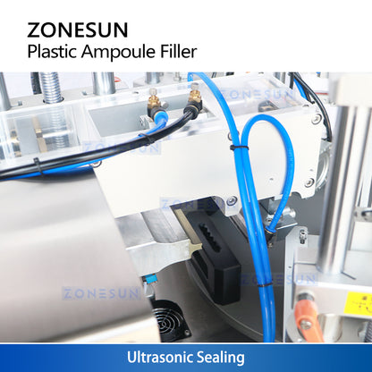 ZONESUN ZS-FS50U 4 Heads Ceramic Pump Sofu Tube Liquid Filling Sealing Machine