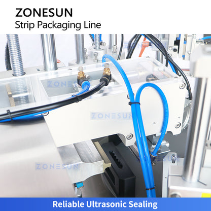 Monoblock Tech: ZONESUN ZS-AFCL13 Automatic Single Dose Strip Ampoule Filling & Ultrasonic Sealing