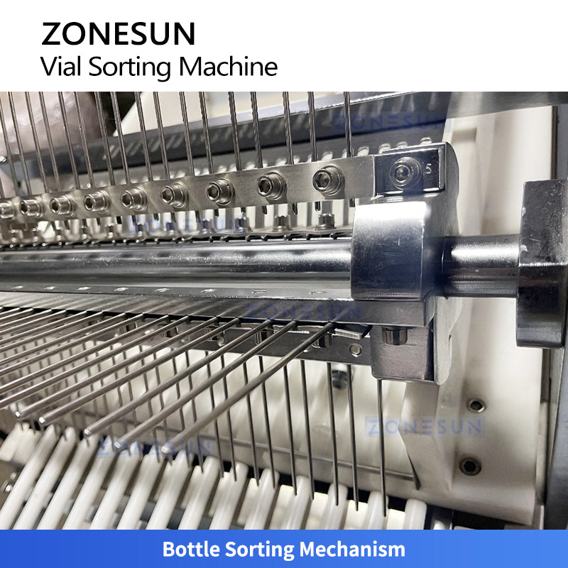 ZONESUN ZS-LP20 High-Speed Vial Sorting and Uprighting Machine for Pharma Lines