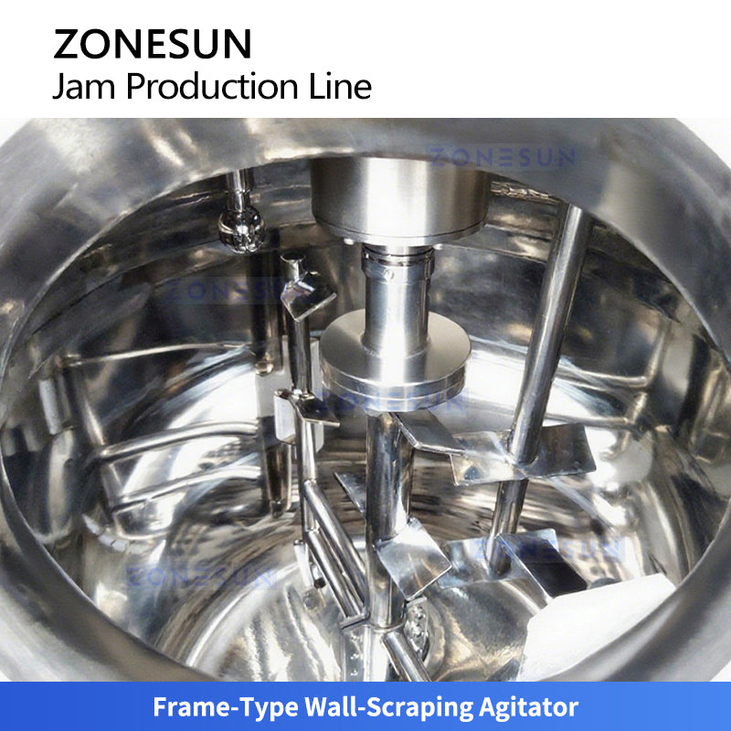 Advanced Tech: ZONESUN ZS-MB300L3 Triple-Tank Vacuum Evaporation & Mixing System for Thick Sauces