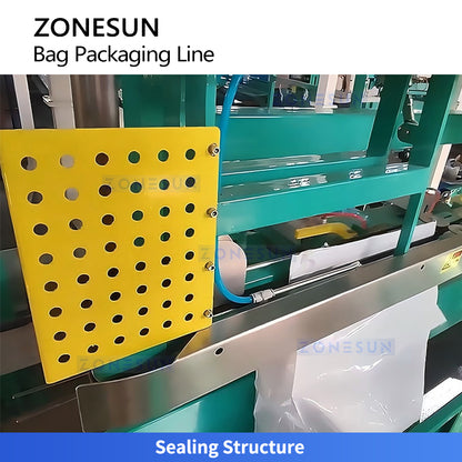 High Capacity: ZONESUN ZS-AG50 Granule Bagging Line for Fertilizer, Feed & Grain
