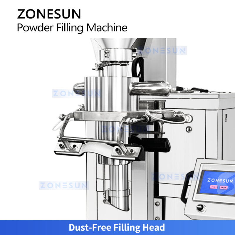 ZONESUN ZS-FM60 Semi-Automatic Vertical Powder Filling Machine with Weighing Scale