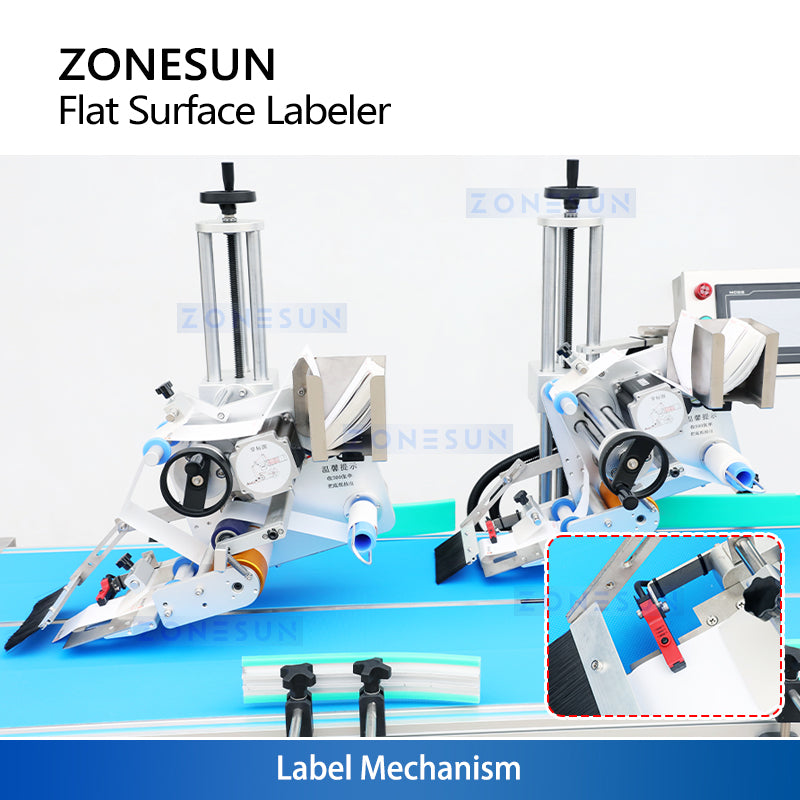 ZONESUN ZS-TB160P2 High-Speed Flat Surface Labeling Machine with Paging Feeder