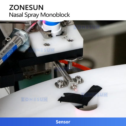 ZONESUN ZS-AFC62: Automatic Nasal Spray Filling & Capping Machine for Pharma & Medical Liquids
