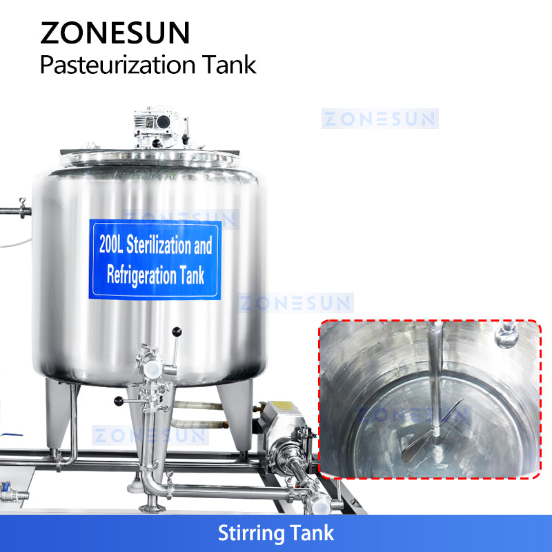 Zonesun ZS-PRT100L Pasteurization & Refrigeration Tank