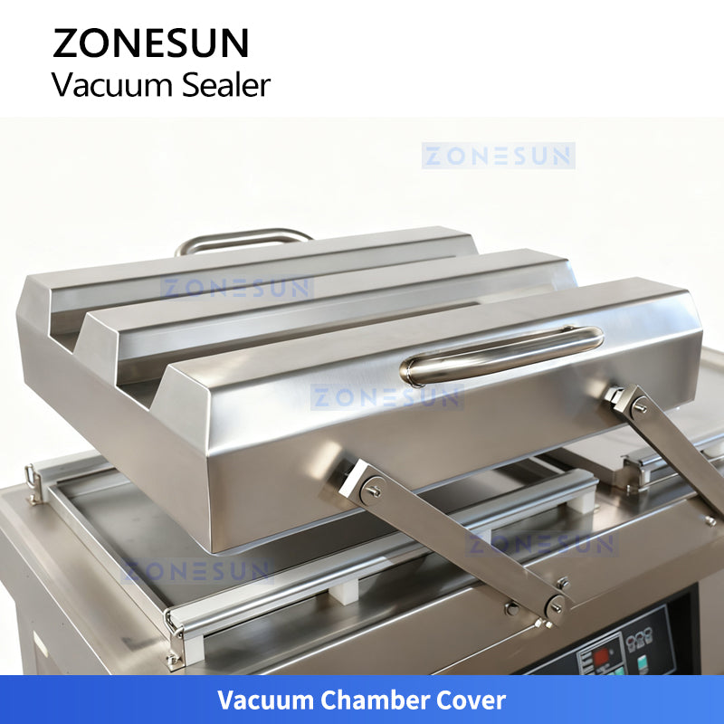 ZONESUN ZS-DZ600A Industrial Double Chamber Vacuum Packaging Machine for Food