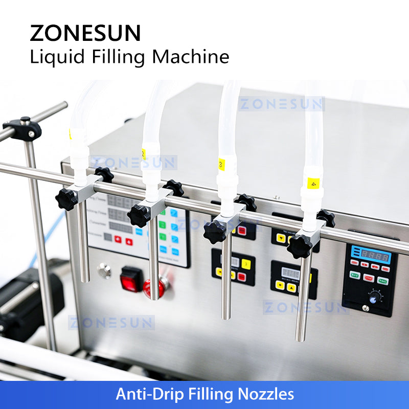ZONESUN ZS-DTMP4 Automatic Magnetic Pump Liquid Filler