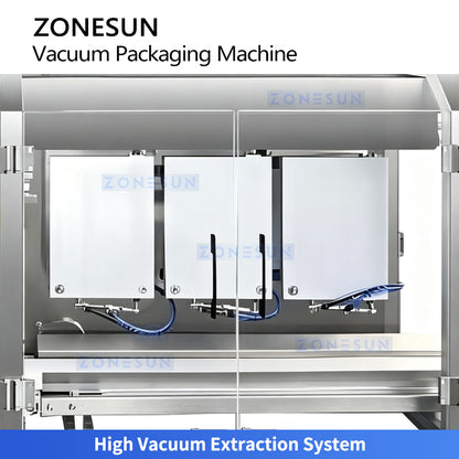 ZONESUN ZS-AFS015 Automatic Three Chamber Vacuum Pouch Packaging Machine