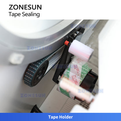 Efficient Packing: ZONESUN ZS-TFX6060 Ring-Type Automatic Carton Box Tape Sealing Machine