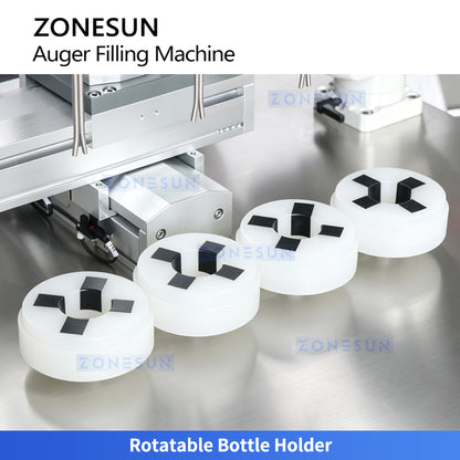 ZONESUN ZS-MCS4 Dual-Color Spiral Pattern Piston Filling Machine For Face Cream, Body Lotion