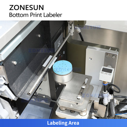 Smart Coding: ZONESUN ZS-512F Automatic Bottom Print & Apply Labeling Machine with RFID Verification