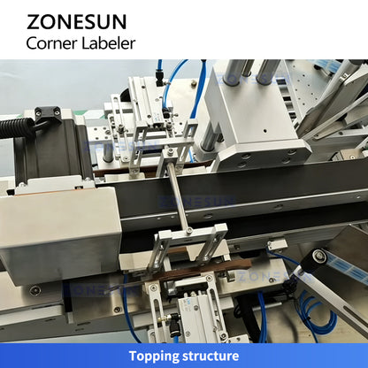 ZONESUN ZS-TB816 Double-Side Anti-Tamper Corner Labeling Machine