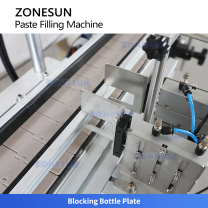 ZONESUN ZS-GY1C Pneumatic Automatic Paste Filling Machine With Conveyor