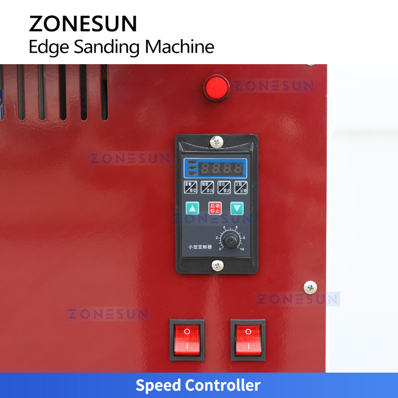 Smooth Finishing: ZONESUN ZS-V05 Variable Speed Leather Edge Sanding & Burnishing Machine