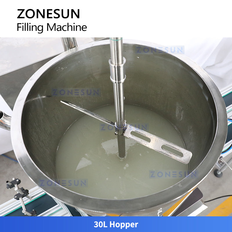 ZONESUN ZS-VTGTL2 Paste Filling Machine for Honey, Creams, Gels, Balms, Solid Perfume & Cosmetics