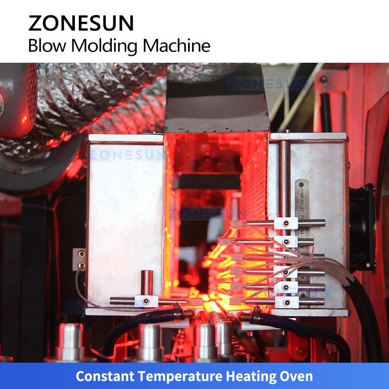ZONESUN ZS-SBM6A Fully Automatic PET Blow Molding Machine for Oil Juice Cosmetic Water Bottles Up to 750ml High-Speed Servo Design