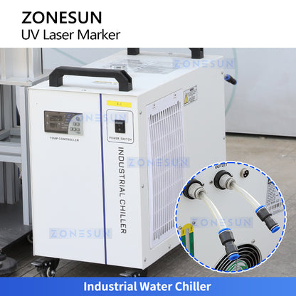 ZONESUN ZS-UVC2 Vision-Guided UV Laser Marking Machine for Glass, Plastic & Electronics