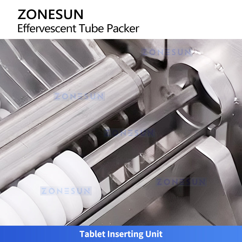 ZONESUN ZS-PFTM2 Automatic Effervescent Tablet Tube Filling and Capping Machine for Pharma Lines