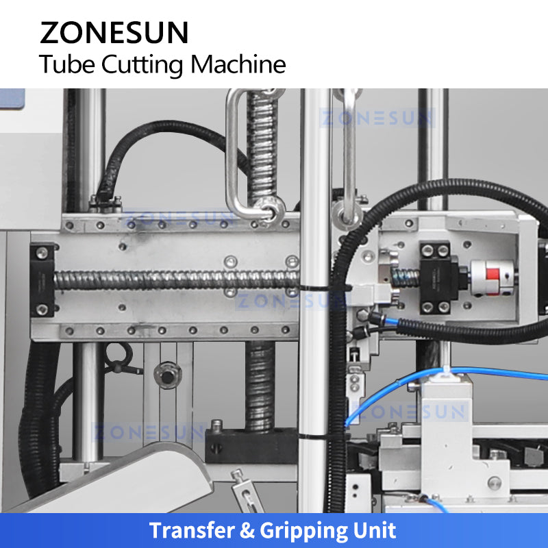 Smart Trimming: ZONESUN ZS-JG25 Automatic V-Cut Tube Cutting Machine for Spray & Lotion Pumps