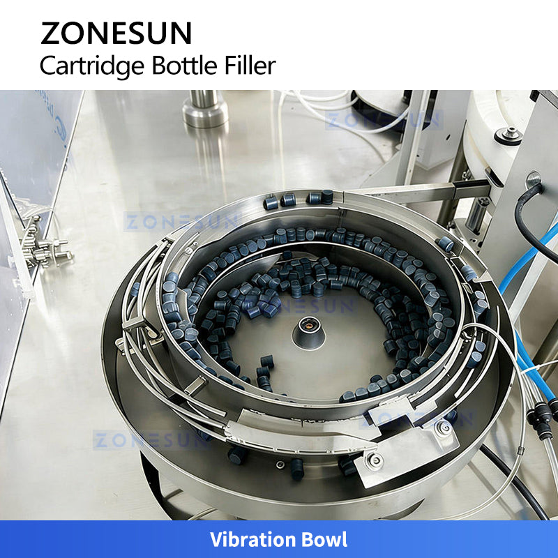 Precision Packaging: ZONESUN ZS-AFC60 Automatic Small Bottle Filling & Capping Machine for Cartridge