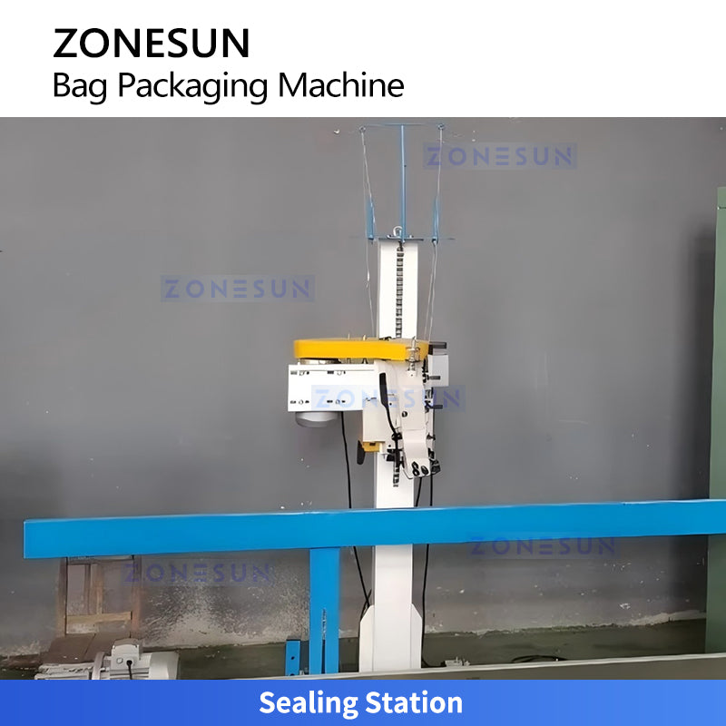 High Capacity: ZONESUN ZS-DCS50 Automatic 50kg Bagging Machine for Fertilizer, Feed & Grain Industry