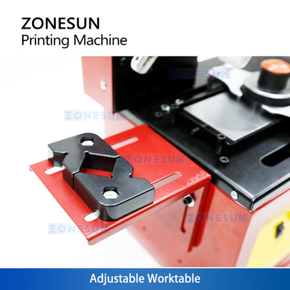 ZONESUN ZS-SYM175 Semi-Automatic Ink Printing Machine for Date, Batch and Logo Marking