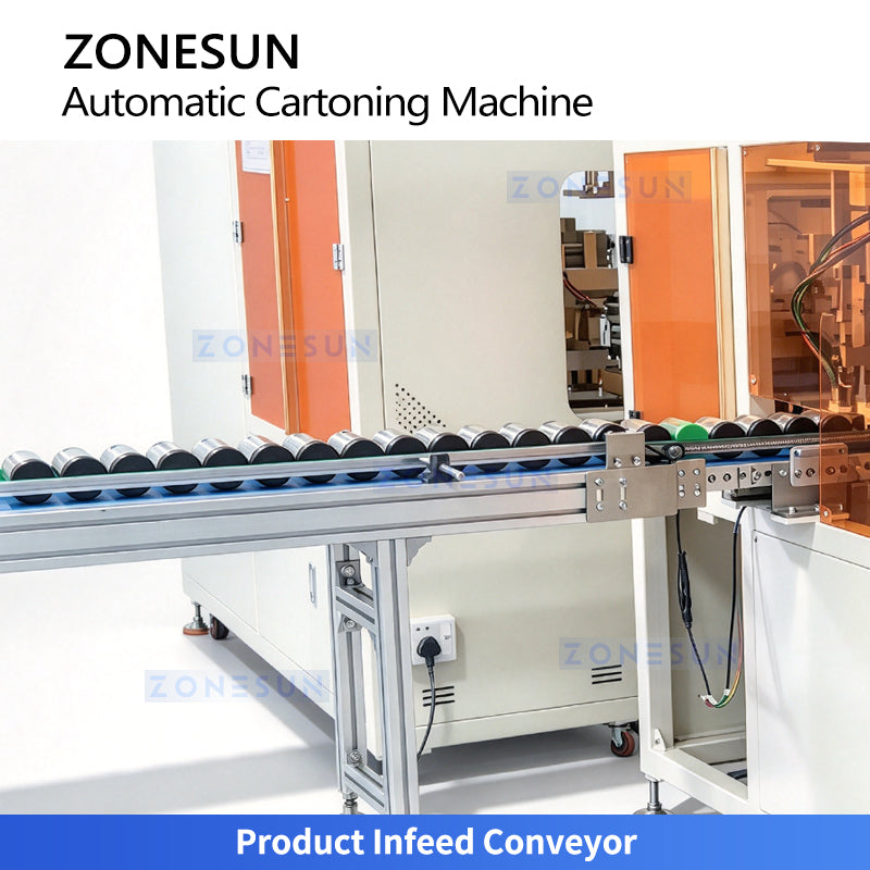 ZONESUN ZS-MSZH13 Automatic Cartoning Machine with Product Loading and Carton Closing System