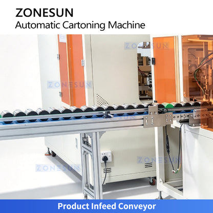 ZONESUN ZS-MSZH13 Automatic Cartoning Machine with Product Loading and Carton Closing System