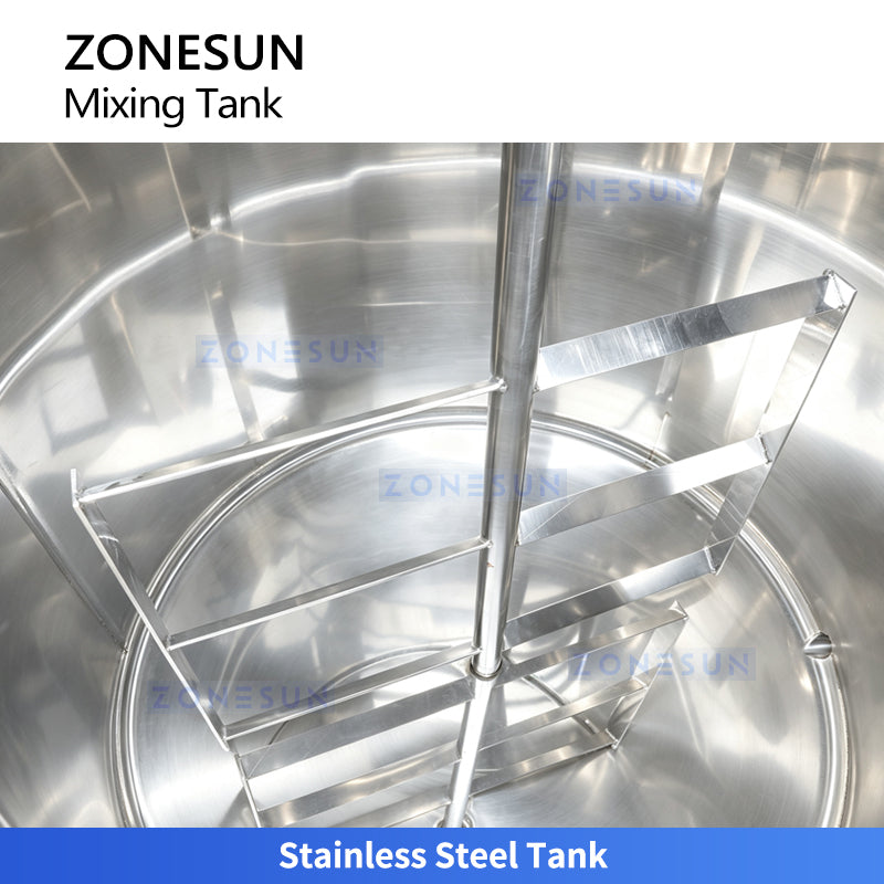 ZONESUN ZS-MB800L 800L SUS316 Stainless Steel Industrial Liquid Mixing Tank