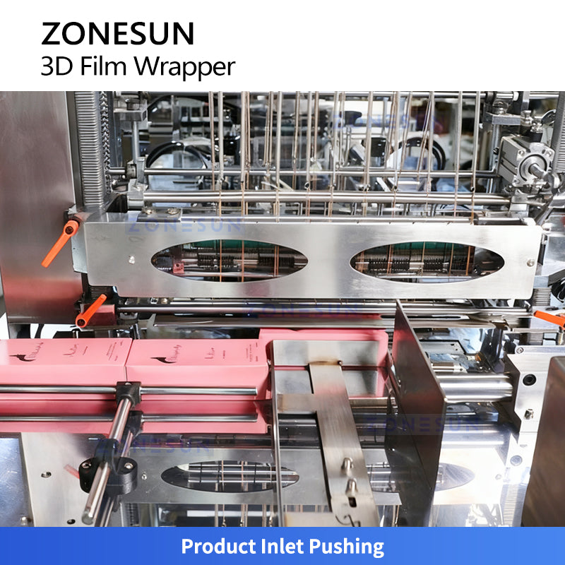 ZONESUN ZS-TD400 High-Speed Cellophane Wrapping Machine for Cosmetic, Pharmaceutical, and Gift Boxes