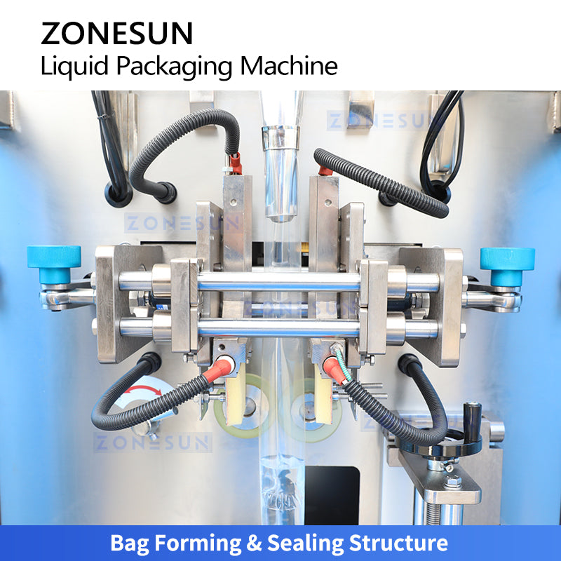 High Speed Tech: ZONESUN ZS-FS220UB Automatic Pouch Packaging Machine for Sauce, Shampoo & Juice