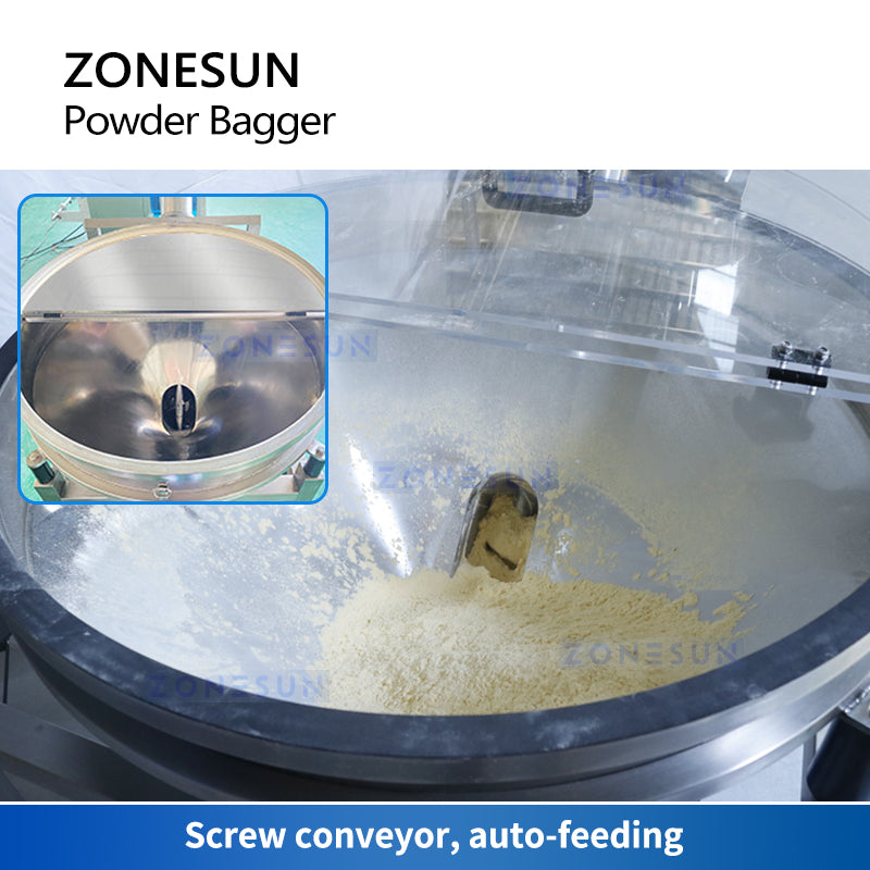 ZONESUN ZS-FS420E Automatic Powder Bagging Packaging Machine with Auger Filler
