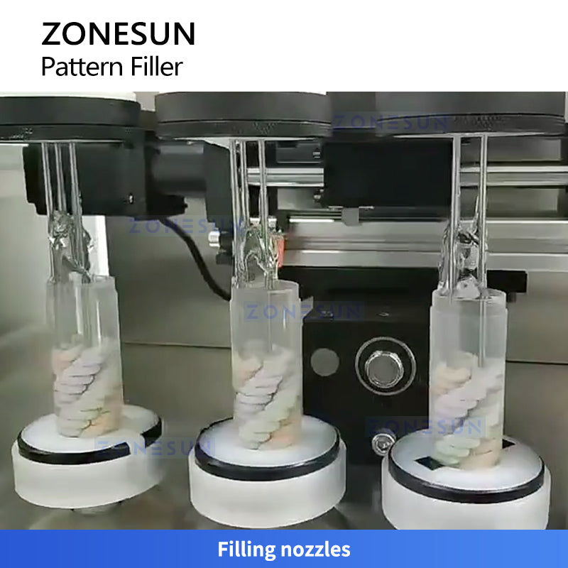 Multicolor Swirl Cream Filling Machine 