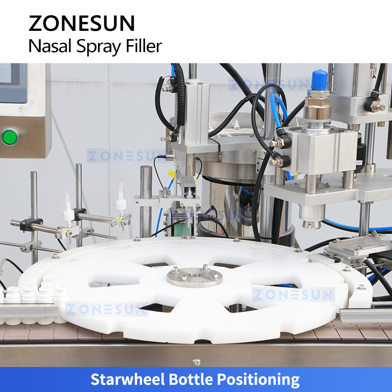 Precision Packing: ZONESUN ZS-AFC20C Automatic Nasal & Oral Spray Filling and Crimping Machine