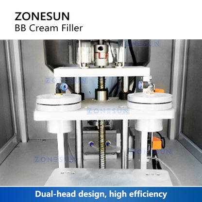 ZONESUN ZS-GTBB2 Dual Head BB Cream Filling Machine for Air Cushion & Beauty Product Packaging