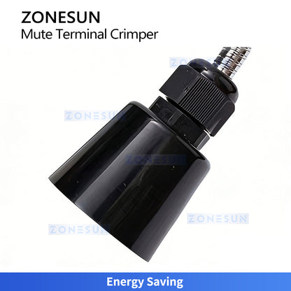 Ultra-Quiet: ZONESUN ZS-EW09C Semi-Auto Mute Terminal Crimping Machine for Wire Harness Processing